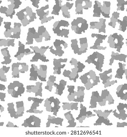 Vector - colored alphabeth seamless pattern.