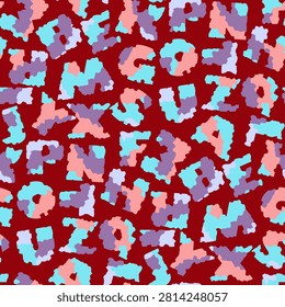 Vector - colored alphabeth seamless pattern.