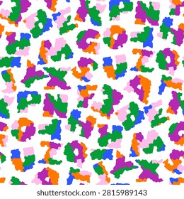 Vector - colored alphabeth seamless pattern.