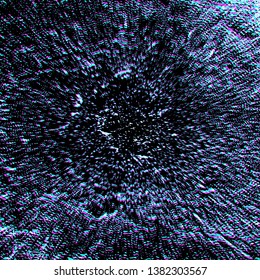 vector colored anaglif volumetric effect grunge scratch rough surface texture abstract modern art dark artistic background 
