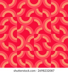 Vector - colored arch seamless pattern.