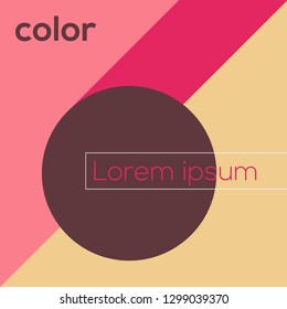 Vector colored background. Cool Color Tone. Trendy design. Applicable for Covers, Voucher, Posters, Flyers and Banner Designs.