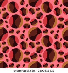 Vector - colored balls and balloons seamless pattern, modern art.