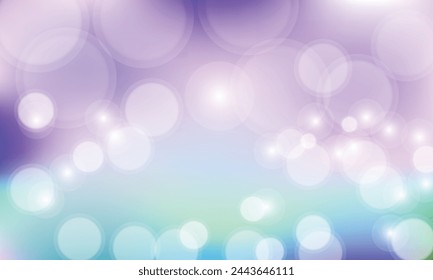 vector colored bokeh background with light.