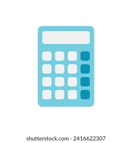 Vector Colored Calculator Shape Design
