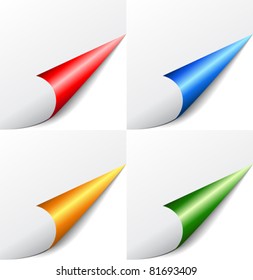 Vector colored corners