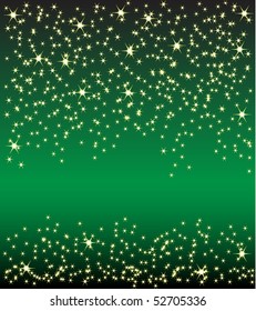 Vector. Colored falling down stars background template.
