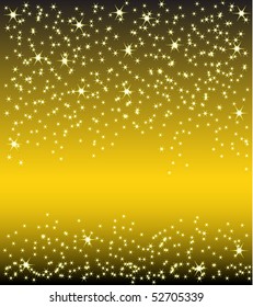 Vector. Colored falling down stars background template.