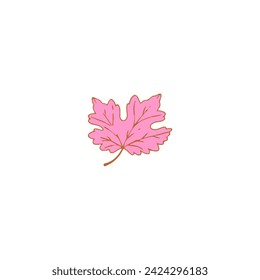 vector colored leaf elements leaf
