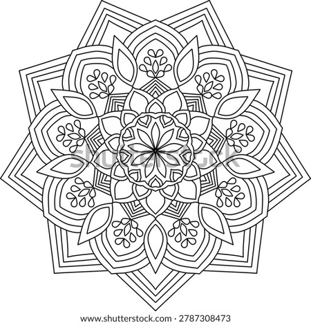 Vector Colored Mandala Round Colored Mandala Design 