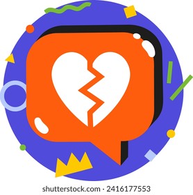 vector colored message icon with a very nice design