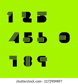 
vector colored number drawings examples of my designs