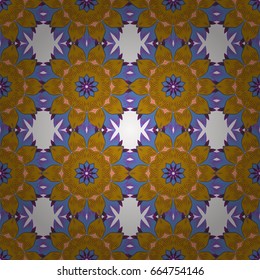 Vector colored snowflakes design decorative Christmas element on a background.