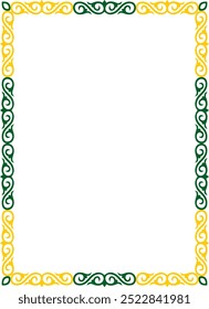 Vector colored square Kazakh national ornament. Ethnic pattern of the peoples of the Great Steppe,
