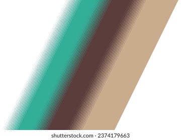 Rayas de color vectorial en estilo retro. Elemento de diseño rayado con una transición de color a color. Fondo vectorial moderno
