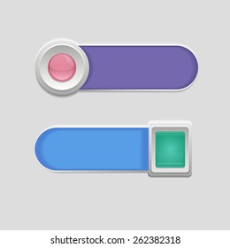 Vector Colored Switches for your design