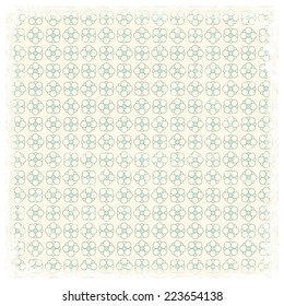 vector of colored vintage background with white frame