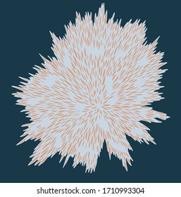 vector colored wool abstraction circle