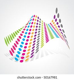 vector colorful abstract artistic design