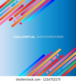 Vector colorful abstract background