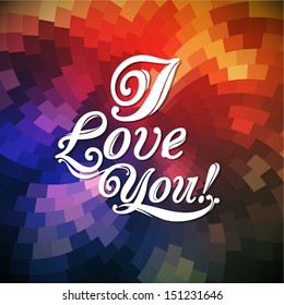 Vector colorful abstract background