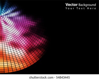 Vector colorful abstract background