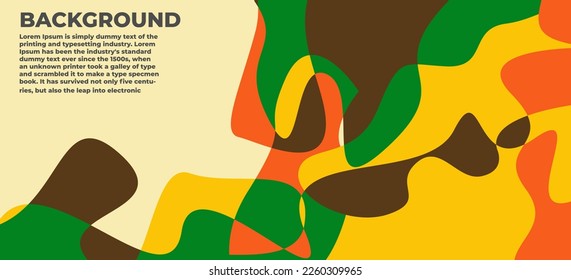 Fondo abstracto de color vectorial para banner 