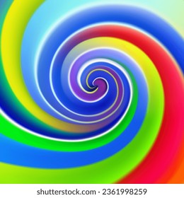 Fondo abstracto vectorial colorido, piscina de hidromasaje brillante de arco iris.