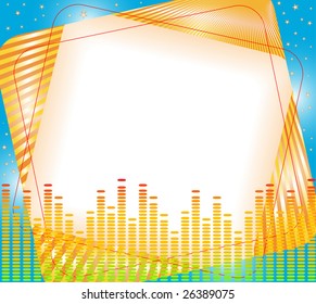 vector colorful abstract background; clip-art