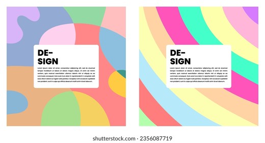 Vector of Colorful Abstract Background Design. Perfect for background design, additional design, etc.
