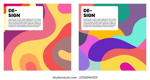 Vector of Colorful Abstract Background Design. Perfect for background design, additional design, etc.
