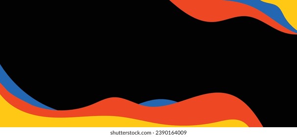 Vector colorful abstract background design template