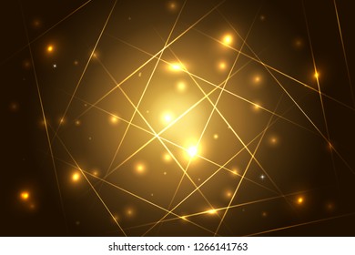 Vector colorful abstract background with shiny strips. Abstract background with shining magic lights and Glowing futuristic lines in the dark space. Vector illustration. Colorful Design.
