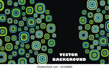 VECTOR - Colorful Abstract Background with Square