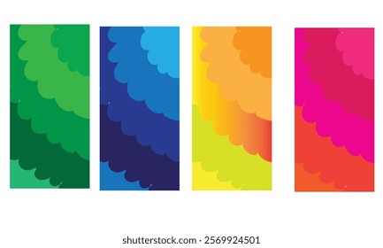 Vector colorful abstract background for summer festival