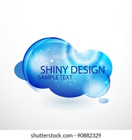 Vector colorful abstract bubble