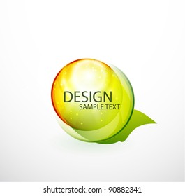 Vector colorful abstract bubble
