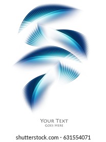 Vector colorful abstract design with copy space. Elements for design. Eps10 illustration.