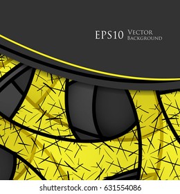 Vector colorful abstract design with copy space. Elements for design. Eps10 illustration.