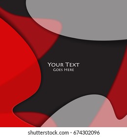 Vector colorful abstract design with copy space. Elements for design. Eps10 illustration.