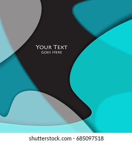 Vector colorful abstract design with copy space. Elements for design. Eps10 illustration.