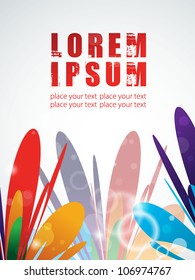 Vector colorful abstract design, EPS 10