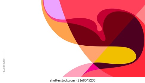 Fluido abstracto de color vectorial y fondo de curva para la plantilla de banner con espacio en blanco