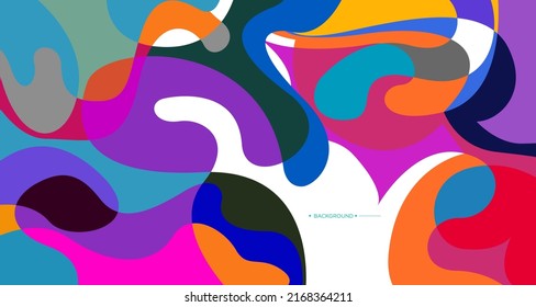 Fluido abstracto de color vectorial y fondo de curva para la plantilla de banner con espacio en blanco