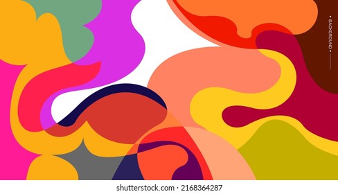 Fluido abstracto de color vectorial y fondo de curva para la plantilla de banner con espacio en blanco
