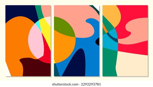 Vector colorful abstract fluid and curve background for summer banner 