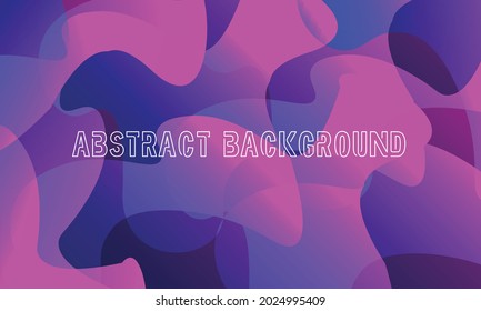 Vector colorful abstract fluid geometric gradient background Premium Vector