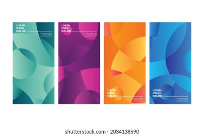 Fondo de gradiente geométrico del gradiente del fluido abstracto del vector colorido