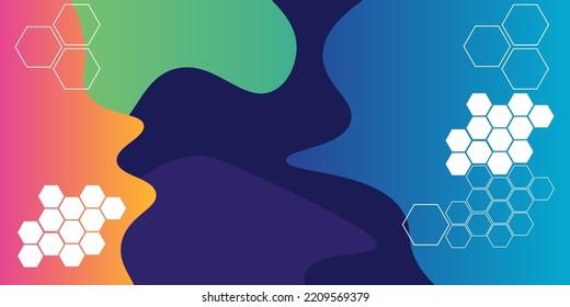 vector colorful abstract fluid geometric gradient background polygon