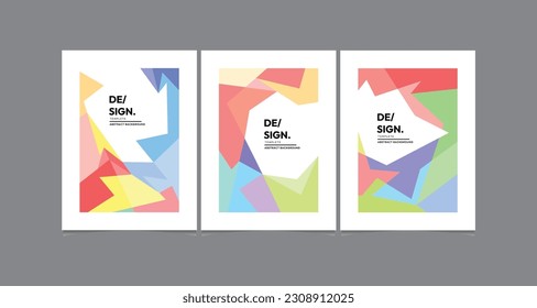 vector colorful abstract fluid and geometric background for summer 2023